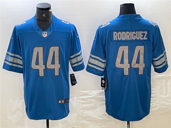 Detroit Lions #44 Malcolm Rodriguez Blue Vapor Limited Jersey