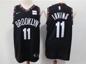 Brooklyn Nets #11 Kyrie Irving Black City Edition Swingman Jersey