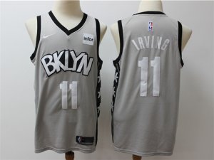 Brooklyn Nets #11 Kyrie Irving 2019-20 Gray Statement Edition Swingman Jersey