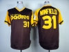 San Diego Padres #31 Dave Winfield 1978 Throwback Brown Jersey
