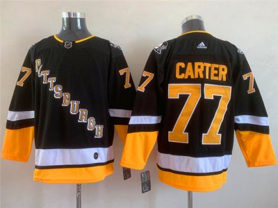 Pittsburgh Penguins #77 Jeff Carter 2021/22 Alternate Black Jersey