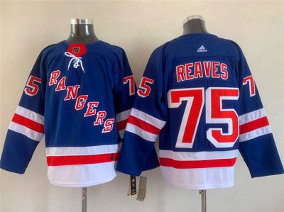 New York Rangers #75 Ryan Reaves Home Royal Blue Jersey