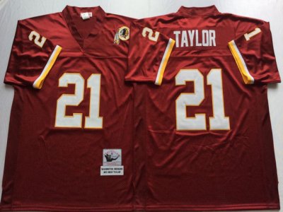 Washington Redskins #21 Sean Taylor Throwback Burgundy Jersey