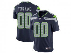 Seattle Seahawks #00 Blue Vapor Limited Custom Jersey