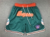 Miami Dolphins Just Don Dolphins Teal 75th Football Shorts