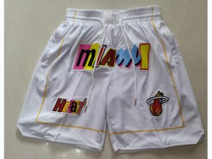 Miami Heat Miami White City Edition Basketball Shorts