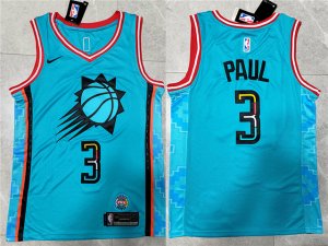 Phoenix Suns #3 Chris Paul 2022-23 Teal City Edition Swingman Jersey