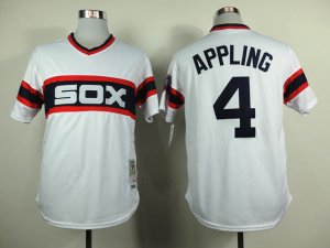 Chicago White Sox #4 Luke Appling 1983 Throwback White Jersey