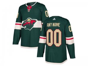 Minnesota Wild #00 Home Green Custom Jersey