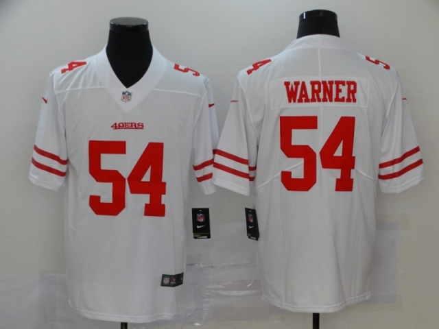 San Francisco 49ers #54 Fred Warner White Vapor Limited Jersey - Click Image to Close