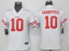 Women's San Francisco 49ers #10 Jimmy Garoppolo White Vapor Limited Jersey
