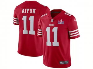 San Francisco 49ers #11 Brandon Aiyuk Red Super Bowl LVIII Limited Jersey