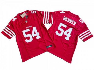 San Francisco 49ers #54 Fred Warner Red Vapor F.U.S.E. Limited Jersey