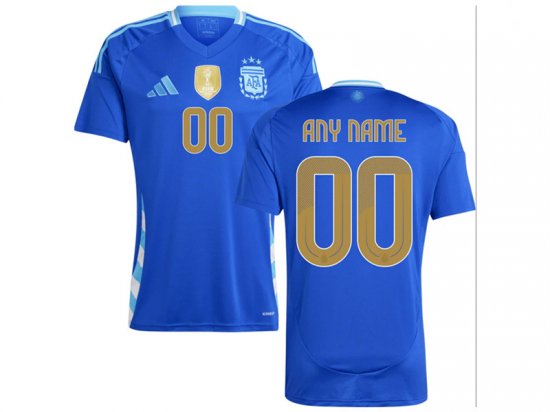 National Argentina #00 Away 2024/25 Soccer Custom Jersey