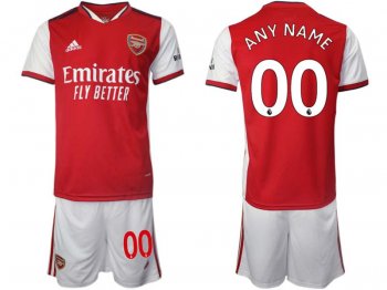 Club Arsenal Custom #00 Home Red 2021/22 Soccer Jersey