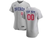 Chicago Cubs Custom #00 Gray Flex Base Jersey