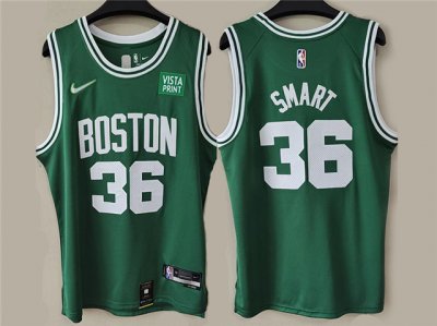 Boston Celtics #36 Marcus Smart Green Swingman Jersey