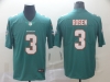 Miami Dolphins #3 Josh Rosen Aqua Vapor Limited Jersey