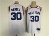 New York Knicks #30 Julius Randle 2021-22 White Classic Edition Swingman Jersey