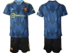 Club Manchester United Custom #00 Third Navy 2021/22 Soccer Jersey