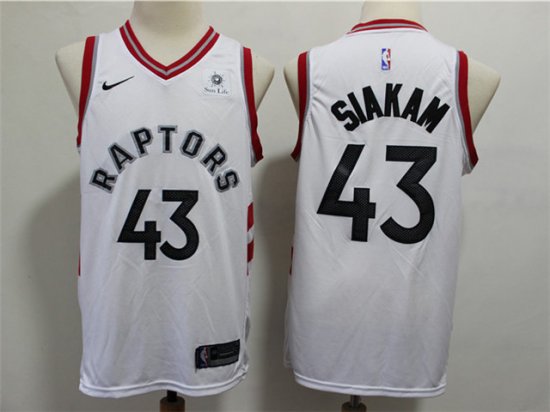 Toronto Raptors #43 Pascal Siakam White Swingman Jersey