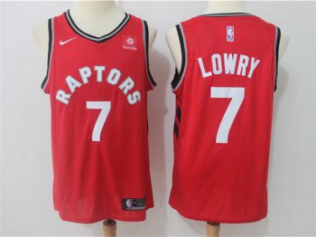 Toronto Raptors #7 Kyle Lowry Red Swingman Jersey