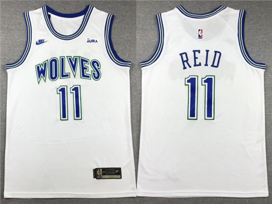 Minnesota Timberwolves #11 Naz Reid 2023-24 White Classic Edition Swingman Jersey