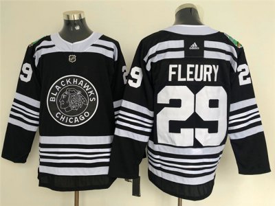 Chicago Blackhawks #29 Marc-Andre Fleury Black 2019 Winter Classic Jersey