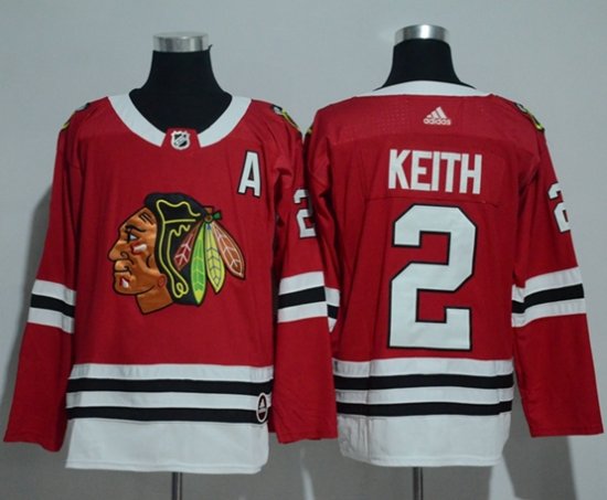 Chicago Blackhawks #2 Duncan Keith Red Jersey