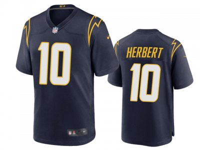 Youth Los Angeles Chargers #10 Justin Herbert Navy Blue Vapor Limited Jersey