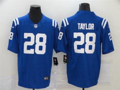 Indianapolis Colts #28 Jonathan Taylor Blue Alternate Vapor Limited Jersey