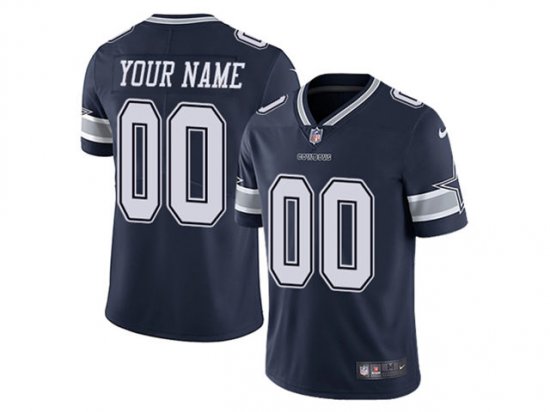 Dallas Cowboys #00 Blue Vapor Limited Custom Jersey