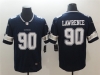 Dallas Cowboys #90 Demarcus Lawrence Blue Vapor Limited Jersey