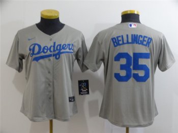 Womens Los Angeles Dodgers #35 Cody Bellinger Gary Cool Base Jersey