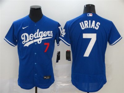 Los Angeles Dodgers #7 Julio Urias Royal Blue Flex Base Jersey