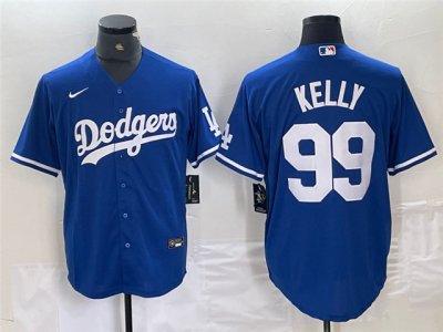 Los Angeles Dodgers #99 Joe Kelly Royal Blue Jersey