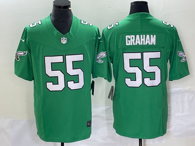 Philadelphia Eagles #55 Brandon Graham Kelly Green Vapor F.U.S.E. Limited Jersey - Click Image to Close