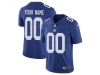 New York Giants Custom #00 Blue Vapor Limited Jersey