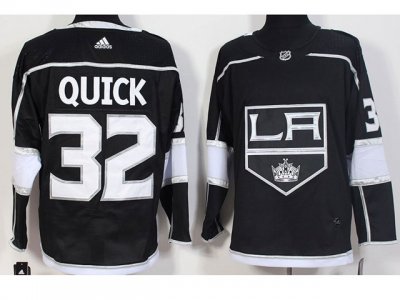 Los Angeles Kings #32 Jonathan Quick Home Black Jersey