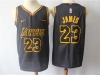 Los Angeles Lakers #23 Lebron James Black City Edition Swingman Jersey