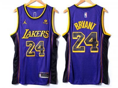 Los Angeles Lakers #24 Kobe Bryant 2022-23 Purple Statement Swingman Jersey
