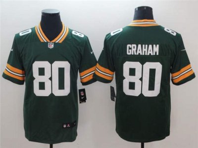 Green Bay Packers #80 Jimmy Graham Green Vapor Limited Jersey