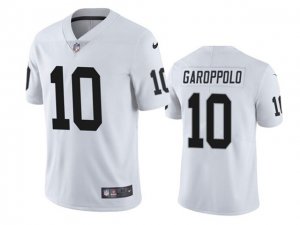 Youth Las Vegas Raiders #10 Jimmy Garoppolo White Vapor Limited Jersey