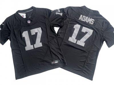 Las Vegas Raiders #17 Davante Adams Black Vapor F.U.S.E. Limited Jersey