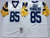 Los Angeles Rams #85 Jack Youngblood Throwback White Jersey