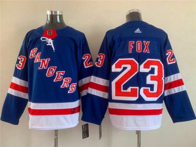 New York Rangers #23 Adam Fox Home Royal Blue Jersey