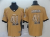 New Orleans Saints #41 Alvin Kamara Gold Drift Fashion Limited Jersey