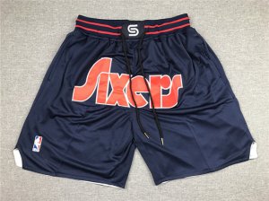 Philadelphia 76ers Just Don Sixers Navy City Edition Basketball Shorts