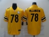 Pittsburgh Steelers #78 Alejandro Villanueva Gold Inverted Limited Jersey