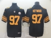 Pittsburgh Steelers #97 Cameron Heyward Black Color Rush Limited Jersey